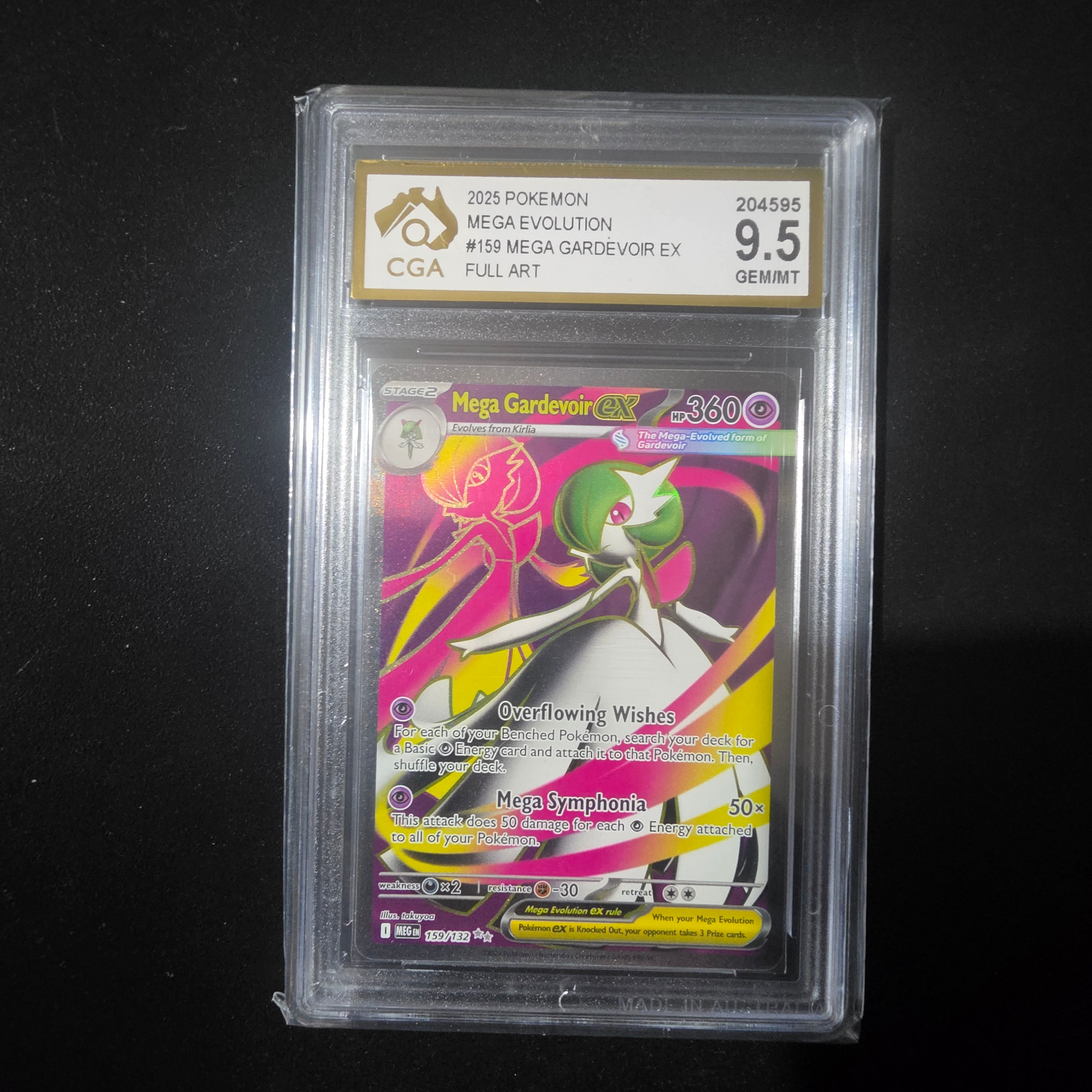 Mega Gardevoir Ex #159 CGA9.5