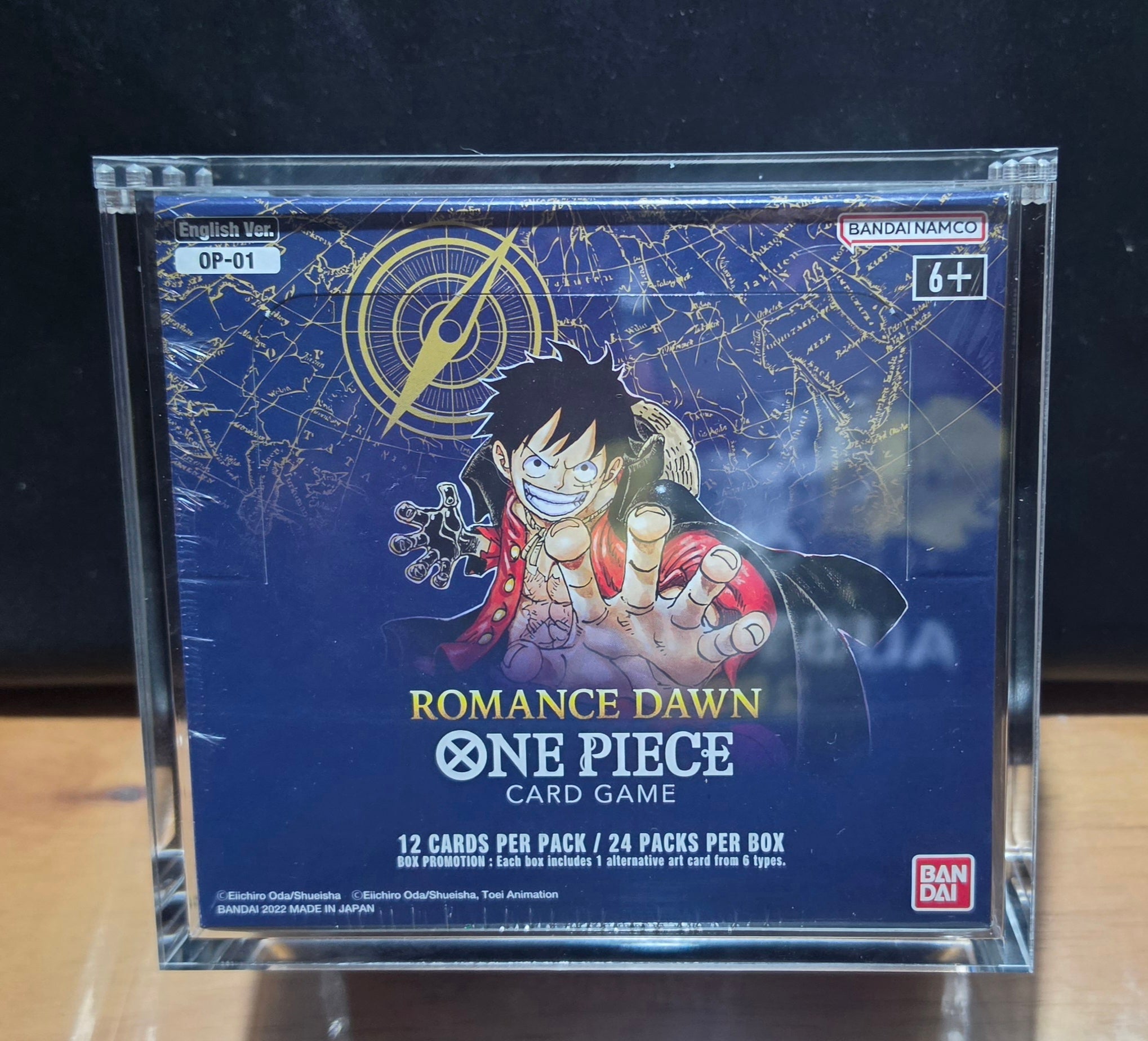 One Piece OP01 Blue bottom booster box. Pick Up Only