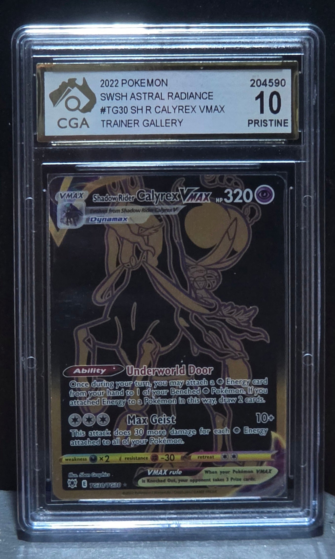 Shadow Rider Calyrax VMax #TG30 CGA10